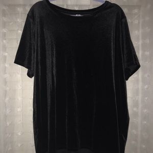 Black felt shirt